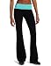 SOLOW Women's Fold Over Pant With Stripe Band, Black/Vegas, X-Small
