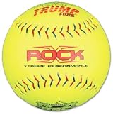 Trump&reg; X-ROCK-BSC-Y The Rock&reg; Series 12 inch Softball - Yellow Composite Leather - BSC Approved (Sold in Dozens)