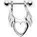 Stainless Steel Tribal Heart Cartilage Earring