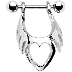 Stainless Steel Tribal Heart Cartilage Earring