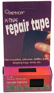 Kenyon K-tape Nylon Repair Tape Sale Lowest price:Kenyon K-tape Nylon Repair Tape - - BLACK