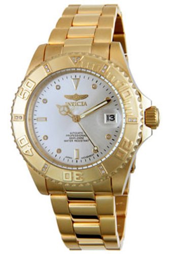 Invicta Men's 5169 Pro Diver Collection Diamond Gold-Tone Automatic Watch