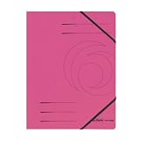Produkt-Bild: Herlitz 11159654 Eckspanner A4 Colorspan, 355 g/qm 5er Packung, Farbe fuchsia