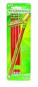 Dixon Ticonderoga Erasable Correcting Pencil, 4-Count, Red, Eraser Tipped (13941)