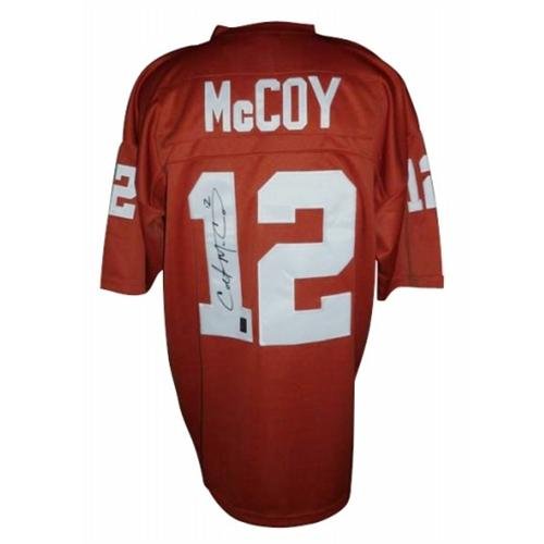 Colt McCoy Autographed Texas Longhorns (Burnt Orange #12) Jersey - McCoy Holo - Autographed College Jerseys