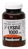 Sundown L-Lysine, 1000 mg, 100 Tablets (Pack of 2)