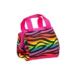 Riley Girl's Lunch Bag - Rainbow Zebra