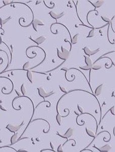 Cuttlebug A2 Embossing Folder: Birds & Swirls