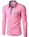 Generic Mens Casual Slim Fit Shirt Formal Button Dress Shirt