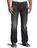 Rivet De Cru Men's Jean Marc Straight Fit Denim, Hand Brush Vintage Wash, 28