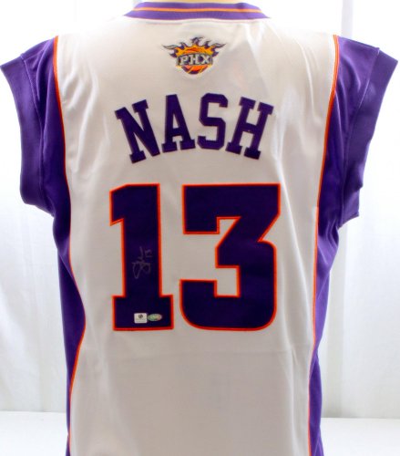 Steve Nash Signed Jersey - GAI - Autographed NBA Jerseys