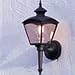 Cassiopeia 480 Black Exterior Garden Wall Light