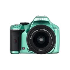 Pentax K-x SLR-Digitalkamera (12,4 Megapixel, 6,8 cm Display, LiveView, HD-Videofunktion) inkl. Objektiv DAL 18-55mm gr�n