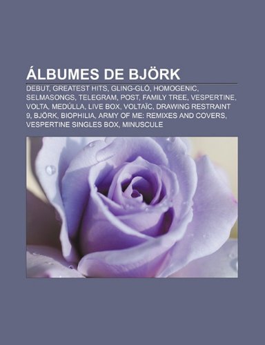 Álbumes de Björk: Debut, Greatest Hits, Gling Gló, Homogenic, Selmasongs, Telegram, Post, Family Tree, Vespertine, Volta, Medúlla, Unfilmed Box (Spanish Printing) photo Álbumes de Björk: Debut, Greatest Hits, Gling Gló, Homogenic, Selmasongs, Telegram, Post, Family Tree, Vespertine, Volta, Medúlla, Unfilmed Box (Spanish Printing)