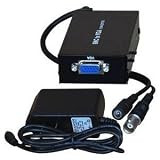 VideoSecu TV Video BNC to PC VGA Converter Adapter Switch Box with Free Power Supply 3L9