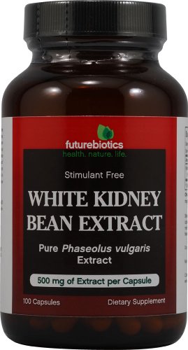 Futurebiotics White Kidney Bean Extract -- 500 mg - 100 Capsules