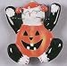Whimsiclay Trick or Treat Cat Pin