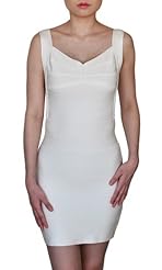 Nylon/Rayon/Spandex Above the Knee Backless Bandage Dress/Bodycon Dress/Mini Dress 