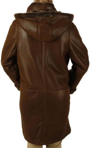 Ladies Tobacco Brown "Nappalamb" Sheepskin Duffle Coat M (14/16)