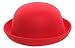 EOZY Girls Wool Felt Roll Brim Bowler Derby Hats Billycock Cloche 21