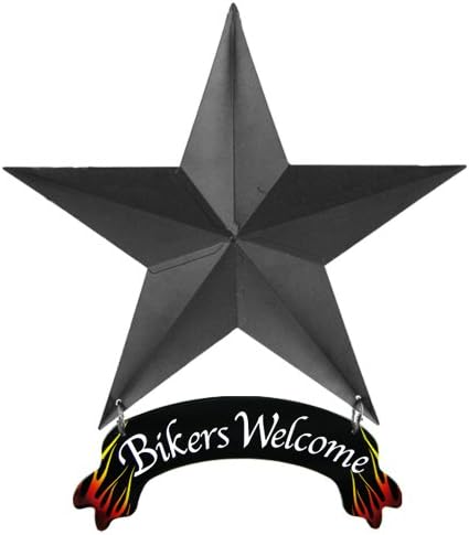 The Craft Room 10366 Freeform Designs Motorcycle Flame with Bike, Magnet Metal Star with Reversible Banner