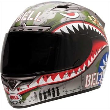 2013 Bell Vortex Flying Tiger Motorcycle Helmet - 2X-Large