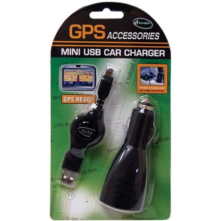 Digital Concepts Mini USB Car Charger for GPS Units