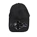 Solar Powered Air Fan Cooled Baseball Camping Traveling Hat w/ Solar Panel