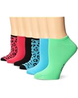 HUE Women's Micro Liner No-Show Socks (Six Pairs)
