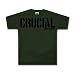 Casey Jones Straight Edge Hardcore Rock Band Music Group Crucial Adult Olive T-Shirt