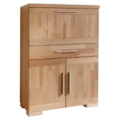 Ambientehome 52086 Schreibsekret�r Beni Kernbuche 41 x 83 x 120 cm