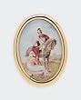 Gold Plated Religious Lapel Pin - Saint Martin Cabellero