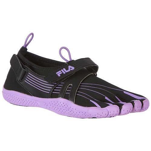 Fila Women's Skele-Toes EZ Slide Shoe,Black/Kaleidoscope,9 M US