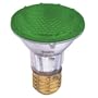 Bulbrite H50PAR20G 120V 50W PAR20 Halogen Light, Green