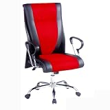 Colorful Executive Adjustable Swivel Computer Office Desk Chair, (FREE_SHIPPING), Red