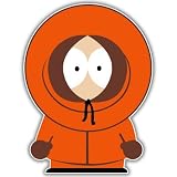 South Park Kenny car bumper sticker decal 4" x 5"