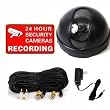 420 TVL Mini CCD Security DOME Camera with Free 12V 500ma Camera Regulated Power Supply and 100ft Video Power Cable DM22KC 1OX