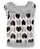 Greendog Girls Argyle Heart Frame Top