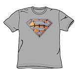 Superman - Basketball Shield - Youth Heather S/S T-Shirt For Boys