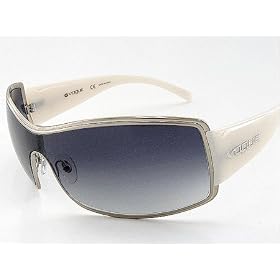 New Vogue 3591S 3591 S 817/8G Sunglasses 01-32-120 Gradient Grey Lens & Gunmetal W/ White Temple