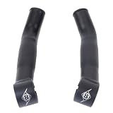 Origin8 Pro Pulsion Compe-Lite Bar Ends - Short Black, "Ski" Shape