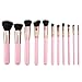 SIXPLUS Makeup Brush Set 11Pcs Soft Synthetic Makeup Brushes (pink)