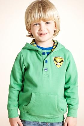 Cotton Rich Long Sleeve Hooded Sweat Top & T-Shirt