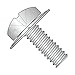 10-32 x 3/4" SEMS Screws/Square Cone Washer/Phillips/Pan Head / 18-8 Stainless Steel (Carton: 1,500 pcs)