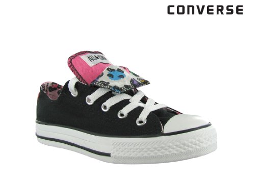 Converse Girl's Chuck Taylor All Star Ox Double Tongue (Youth)