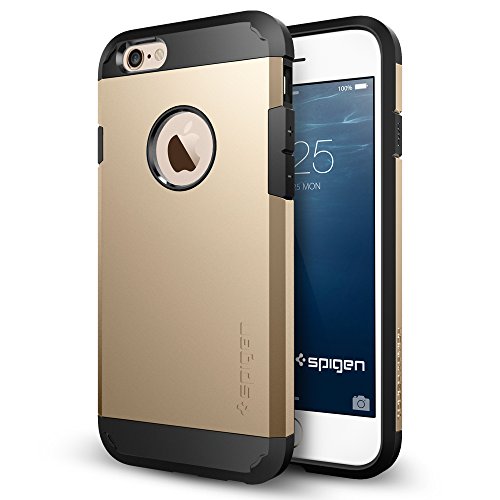 iPhone 6 ケース, Spigen®  [エアクッションテクノロジー] Apple iPhone 4.7 (2014) タフ・アーマー The New iPhone アイフォン6 (国内正規品) (シャンパン・ゴールド 【SGP10970】)