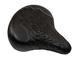 Nirve Flames Cruiser Bicycle Saddle with Rail