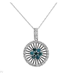 1.2 Ctw Diamonds Gold Necklace
