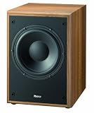 Magnat Monitor Supreme Sub 201A Aktiver Bassreflex Subwoofer, Frontfire 90 dB nuss