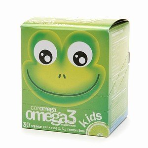 Coromega Omega 3 Kids Squeeze Packets, Lemon Lime, 30 ea
